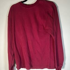 Access Base Layor Red Long sleeve Crew Neck shirt Size Medium